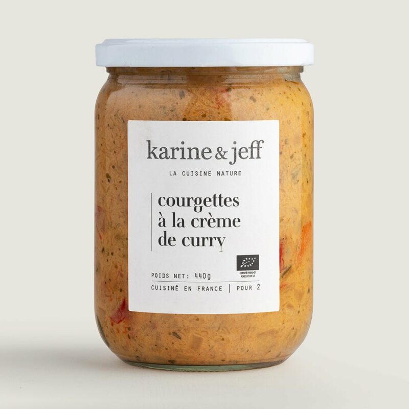 Courgettes à la crème de curry - Karine & Jeff