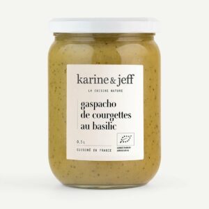 Gaspacho de courgettes et basilic - Karine & Jeff