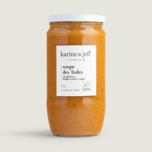 Soupe des Indes - aux légumes, lentilles corail et cumin - Karine & Jeff