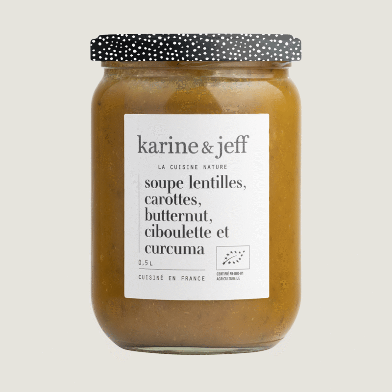 Lentil, Carrot, Butternut, Chive, and Turmeric Soup