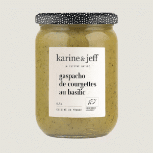 Courgette and Basil Gazpacho