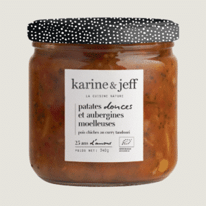 Soft Sweet Potatoes and Aubergines - Chickpeas in Tandoori Curry