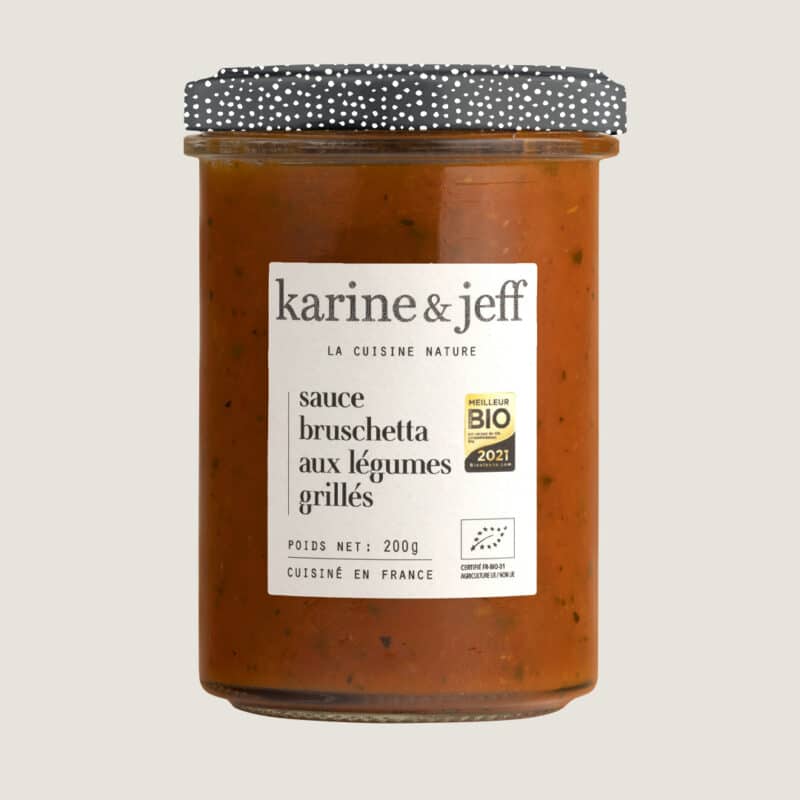 Bruschetta Sauce with Grilled Vegetables