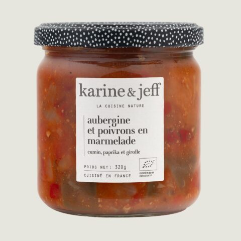 Aubergine and Peppers in Marmalade - cumin, paprika and cloves