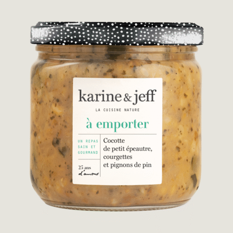 Einkorn Wheat, Courgette and Pine Nut Casserole