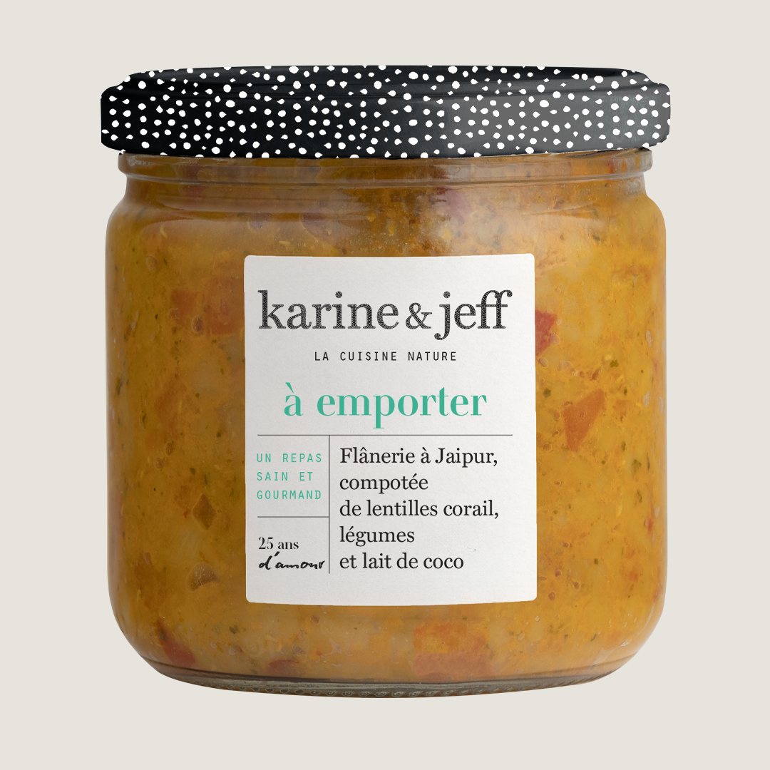 A Stroll in Jaipur - red lentil compote with vegetables and coconut milk