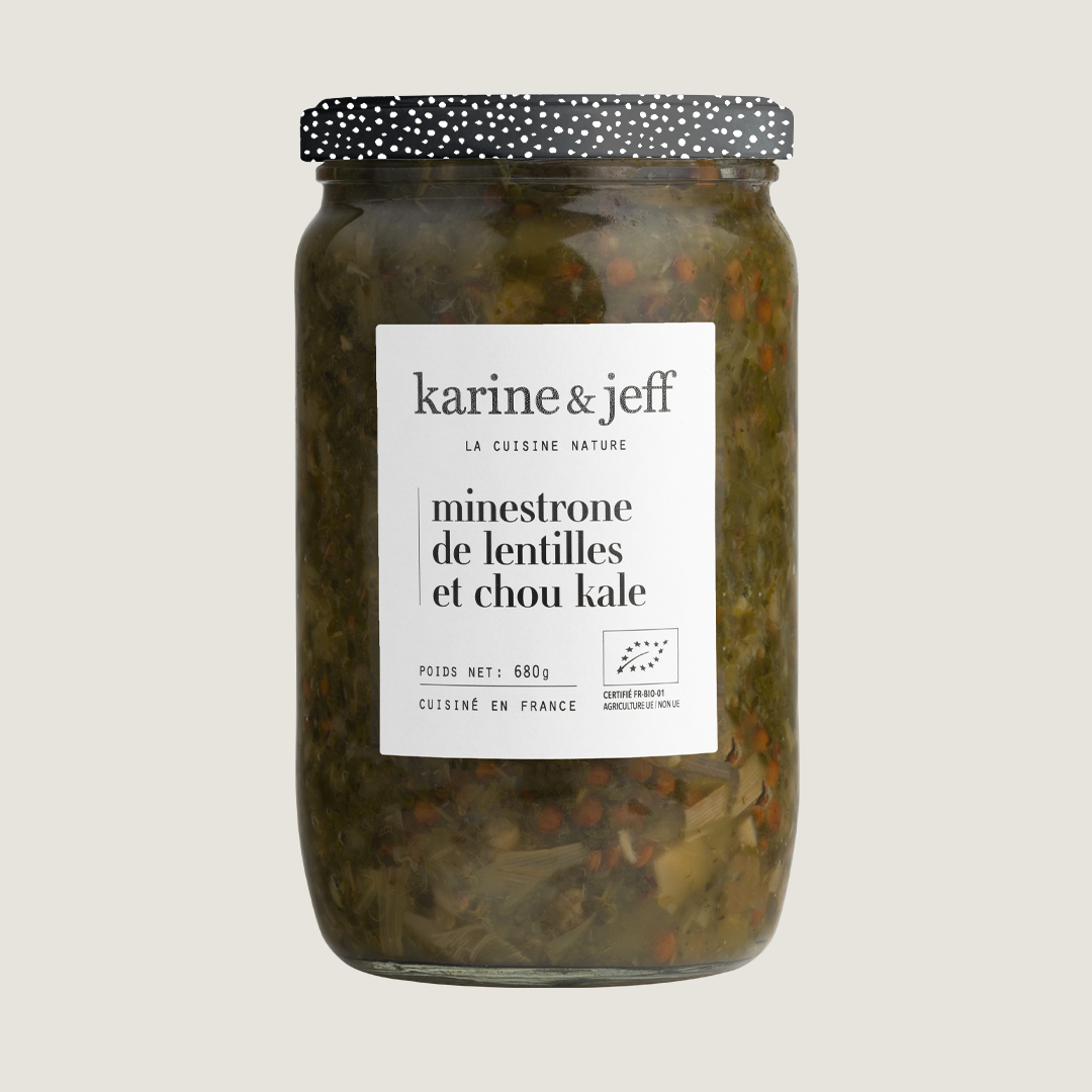 Lentil and kale minestrone
