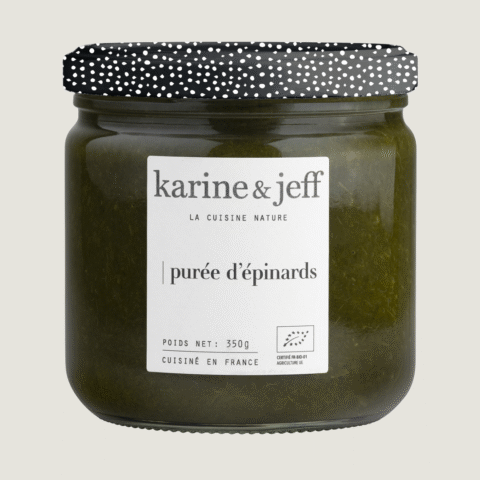 Spinach purée