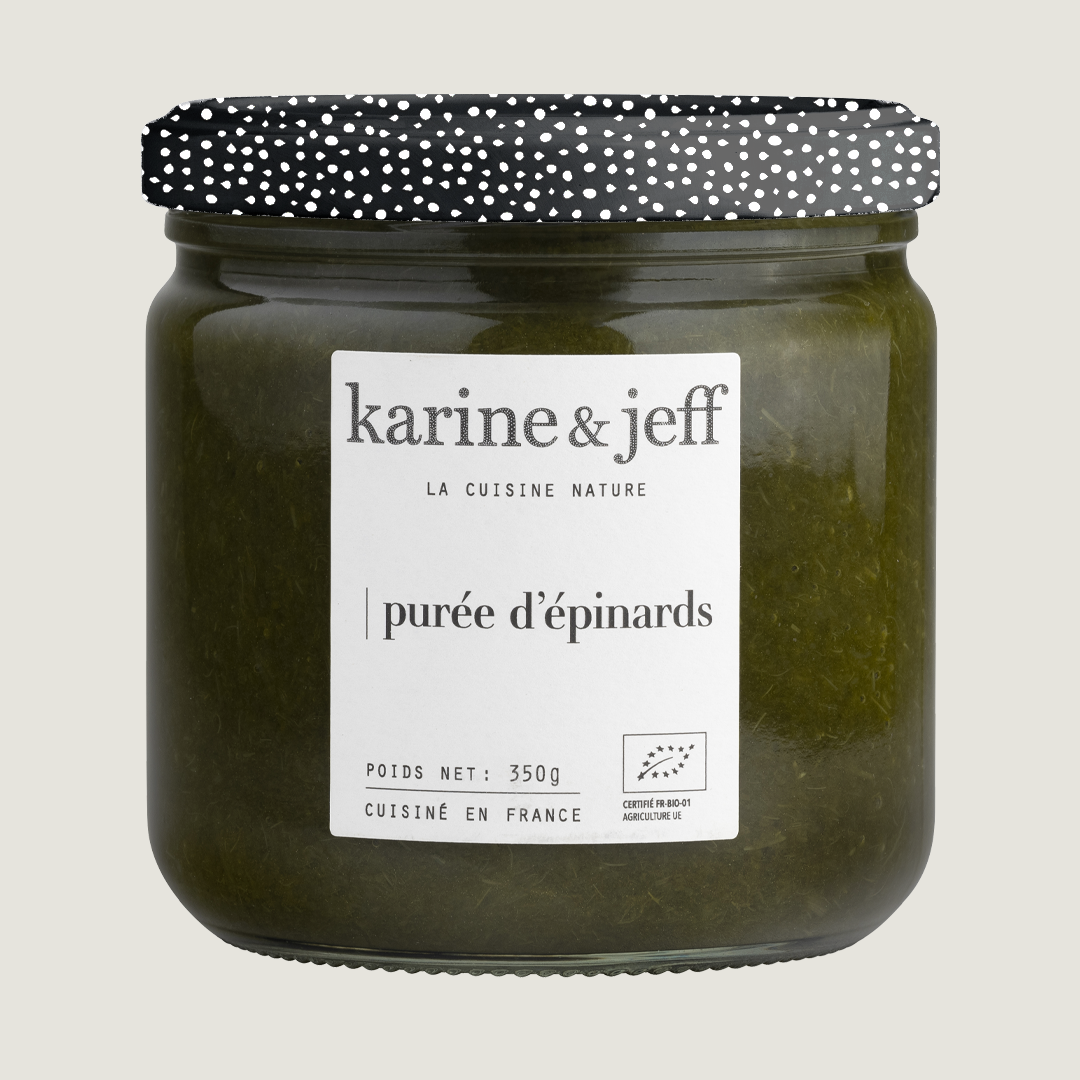 Spinach purée