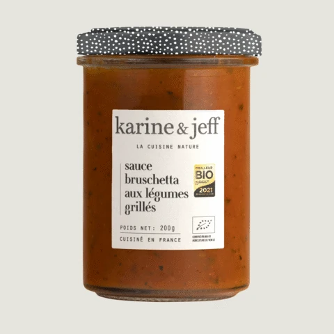 Bruschetta Sauce with Grilled Vegetables