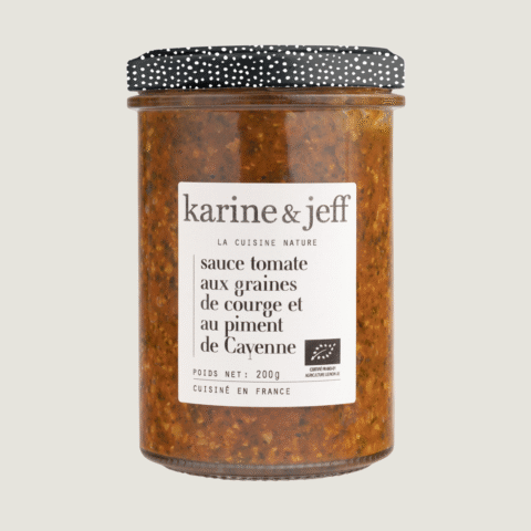 Tomato Sauce with Pumpkin Seeds and Cayenne Pepper