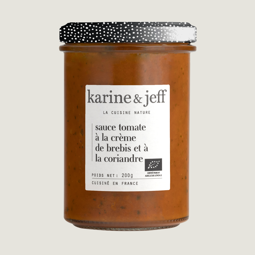 Tomato Sauce with Sheep's Milk Cream and Coriander